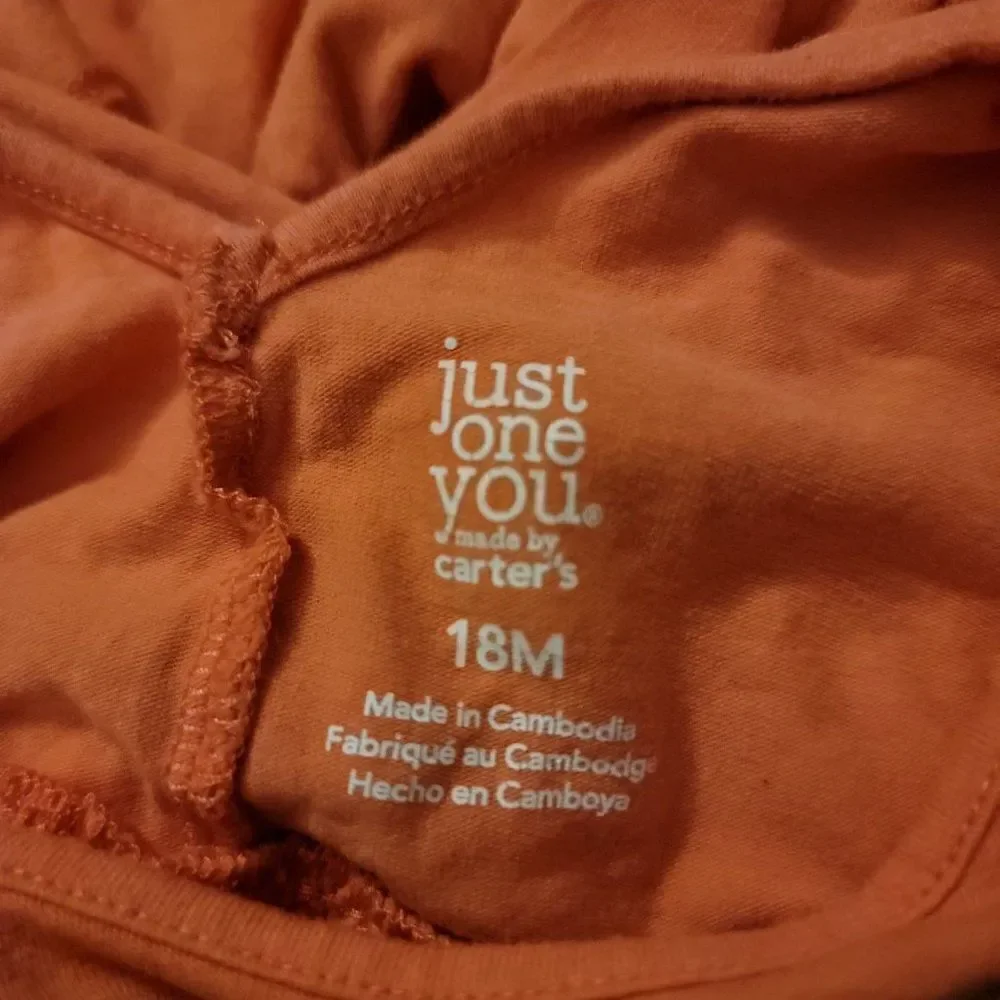 Just One You by Carter's Babys Peach Round Neck Pullover Dress Size 18M